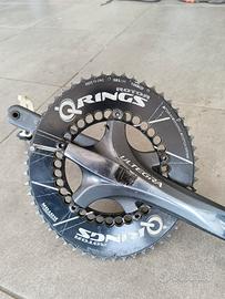 Guarnitura shimano ultegra 11v + corone  e pedali