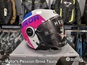 AIROH Casco Jet Helios - UP - Pink Gloss