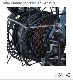 motore con ruota raggiata display centralina per B