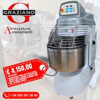 IMPASTATRICE SPIRALE 60 kg 2 motori ESMACH