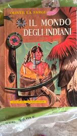 Libro vintage "Il mondo degli indiani"  Mondadori 