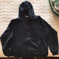 Felpa con zip e cappuccio senza nessuna scritta