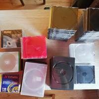 CD DVD custodie slim / normali colorate / nere