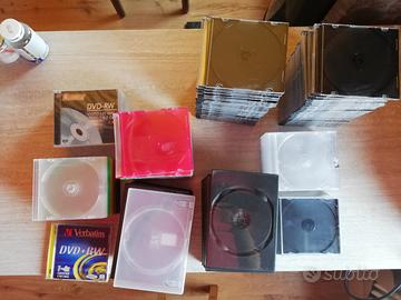 CD DVD custodie slim / normali colorate / nere