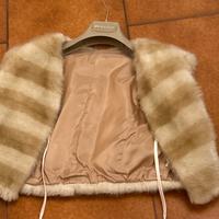 Gilet corto in prlliccia sintetica