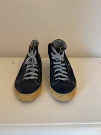 Sneaker leather crown uomo