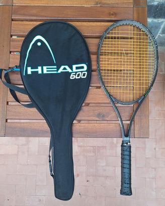 Racchetta Tennis Vintage HEAD 600 con Custodia