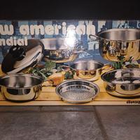 set pentole new american mondial