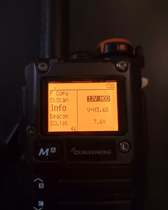 QUANSENG UV-K6  SOFTWARE IJV MOD V-N3.60