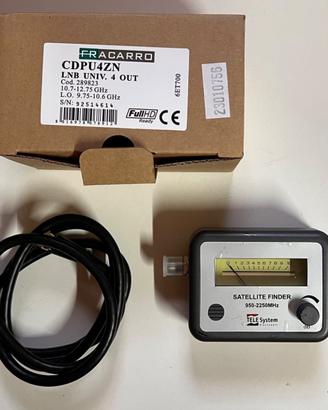 SCANNER SEGNALI ANTENNA SATELLITE PARABOLA