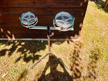 Coppia rototom completi di asta
