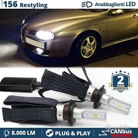 KIT Anabbaglianti LED H7 per ALFA ROMEO 156 CANBUS
