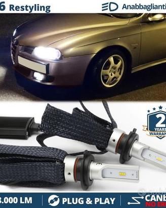 KIT Anabbaglianti LED H7 per ALFA ROMEO 156 CANBUS