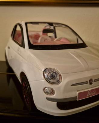 Fiat 500 Barbie bianca e rosa – Auto per bambole