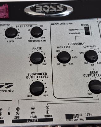 crossover  attivo  boss audio 