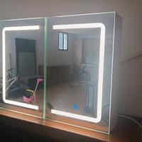 Specchio bagno DICTAC led 3 luci contenitore