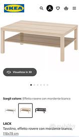 Tavolino Ikea lack