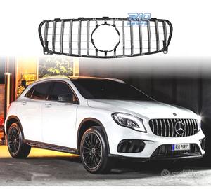 GRIGLIA MERCEDES GLA X156 17- CROMATA NERA LOOK AM