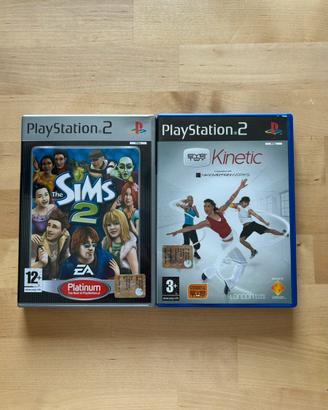 “The Sims 2” e “Kinetic” per Play Station 2