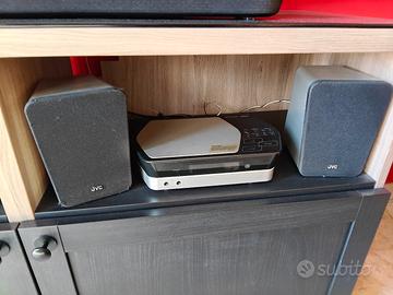 mini stereo hifi  jvc 15+15 watts