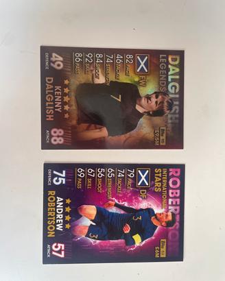 Lotto 2 Carte Match Attax Scozia