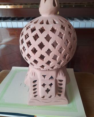 Lanterna artigianale in terracotta