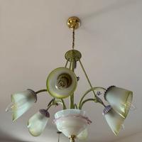 Lampadario classico floreale