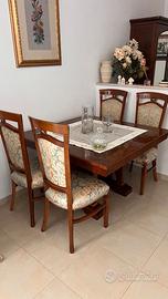 Tavolo MACCHI Mobili con relative quattro sedie