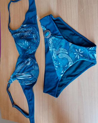 Bikini blue navy/azzurro LOVABLE taglia 5/XL CUP C