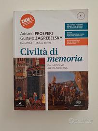 Civiltà di memoria vol. 1 - libro scolastico