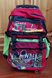 Zaino Trolley Borsa Topolino Mikey Mouse Disney
