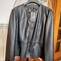 Giacca donna semi pelle 