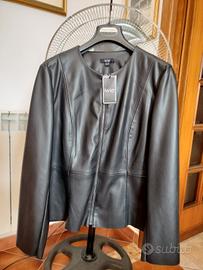 Giacca donna semi pelle 