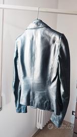 Blazer donna in vera pelle