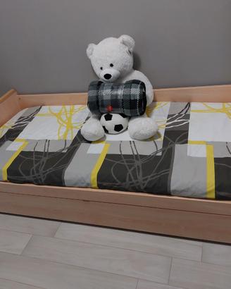 Doppio lettino una piazza con 2 reti e 2 materassi