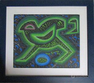 Dipinto di Luca Tornambè originale su carta