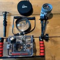 Canon G10 corpo macchina + kit subacqueo completo