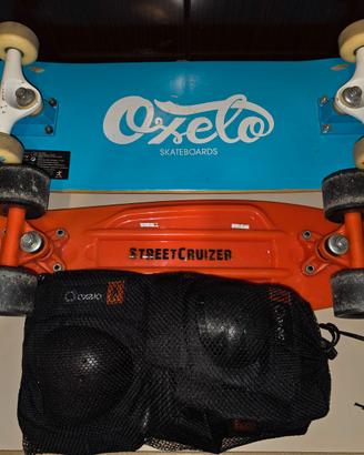 Set Skate Skateboard Oxelo Play 5 +Cruiser Bambino