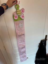 Metro da parete per bambini con portafoto