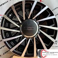 4 CERCHI IN LEGA ORIGINALI RAGGIO 15 FIAT 500