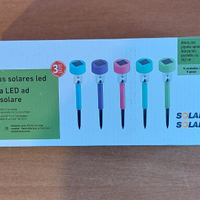 Lampadine led per giardino ad energia solare