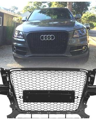GRIGLIA PER AUDI Q5 8R 08-12 LOOK RS NERO