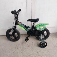 bicicletta bambino con rotelle 