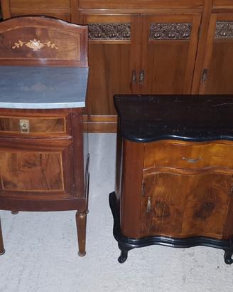 Comodini d' epoca antichi stile classico 