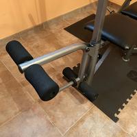 Panca con porta bilanciere