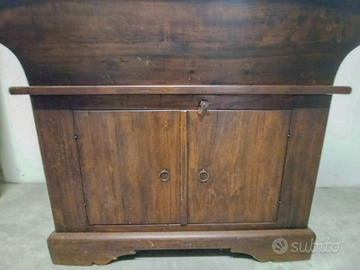Credenza arte povera con ribalta