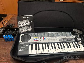 Pianola FARFISA F406 con batterie + accessori