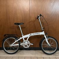Bici pieghevole Somec ruote 20” bianca