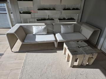 Divanetti salotto esterno ISLAND Paola Lenti