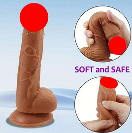 Dildo realistico sex toy con ventosa